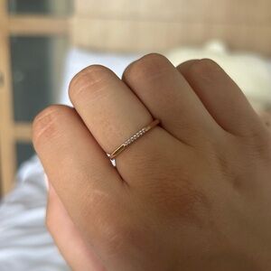 ROSE GOLD PANDORA RING